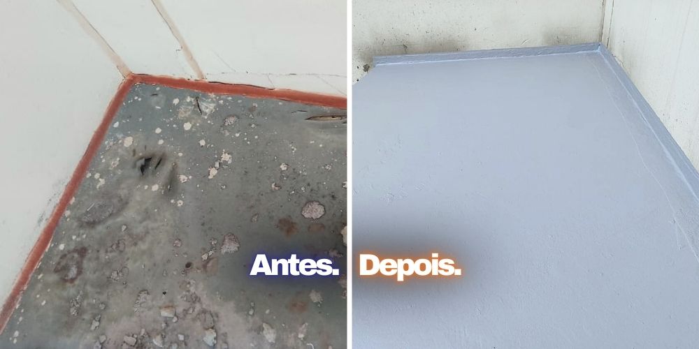 Piso Restaurado e revestido